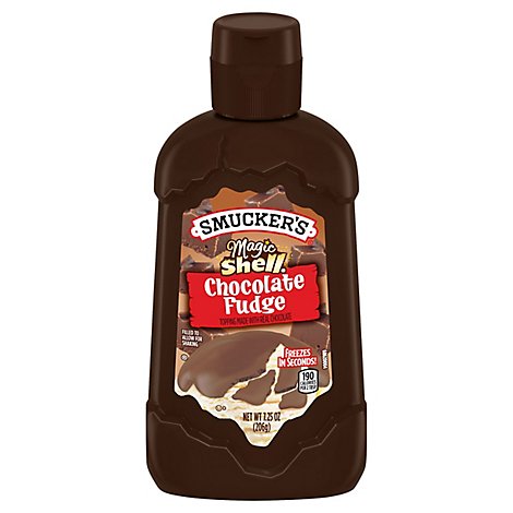 Smuckers Magic Shell Topping Chocolate Fudge - 7.25 Oz