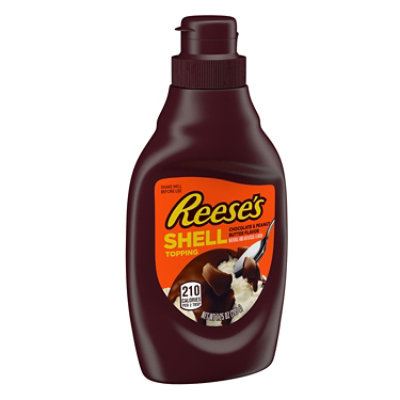 Reeses Chocolate Peanut And Butter Shell Topping Bottle - 7.25 Oz. - Image 1