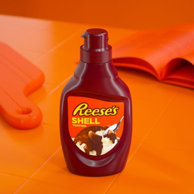 Reeses Chocolate Peanut Butter Shell Topping Bottle - 7.25 Oz - Image 5