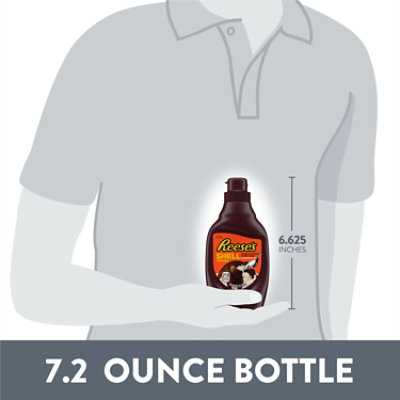 Reeses Chocolate Peanut Butter Shell Topping Bottle - 7.25 Oz - Image 6