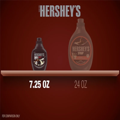 HERSHEY'S Chocolate Shell Topping In Bottle - 7.25 Oz - Image 4