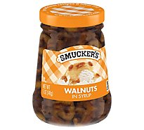 Smuckers Topping Walnuts In Syrup - 5 Oz