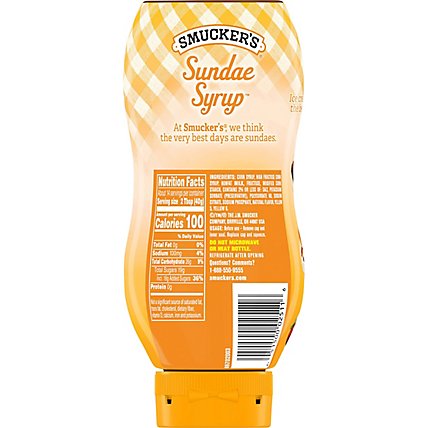 Smuckers Sundae Syrup Flavored Butterscotch - 20 Oz - Image 3