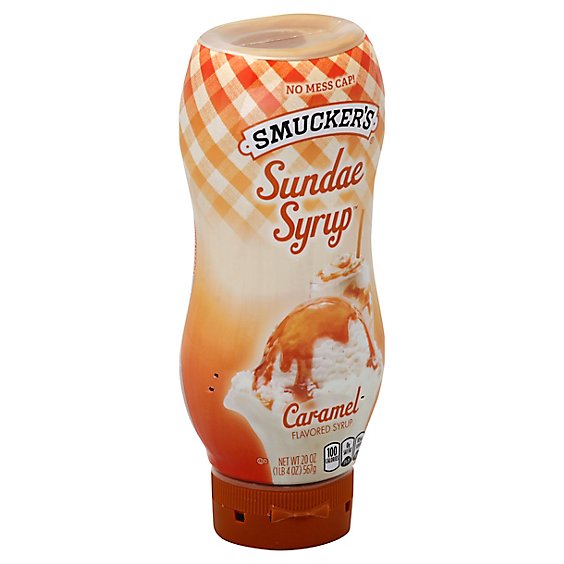 Smuckers Sundae Syrup Flavored Caramel - 20 Oz
