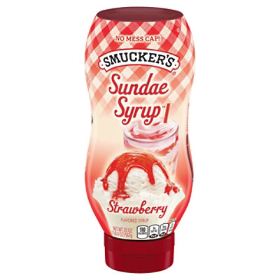 Smuckers Sundae Syrup Flavored Strawberry - 20 Oz - Image 3