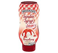 Smuckers Sundae Syrup Flavored Strawberry - 20 Oz