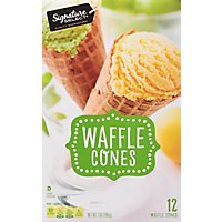 Signature SELECT Waffle Cones Sweet Crispy 12 Count - 7 Oz - Image 2
