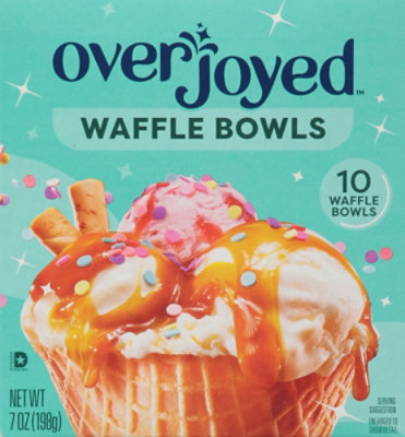 Overjoyed/Signature Select Waffle Bowls Sweet Crispy 10 Count - 7 Oz - Image 5