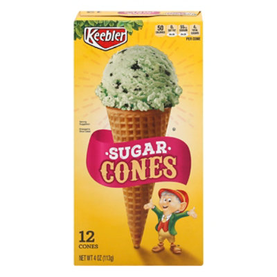 Keebler Ice Cream Cones Sugar 12 Count - 4 Oz - Image 3