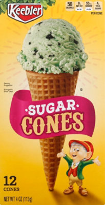 Keebler Ice Cream Cones Sugar 12 Count - 4 Oz - Image 6