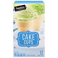 Signature SELECT Cake Cups Lightly Sweetened 12 Count - 1.75 Oz - Image 1
