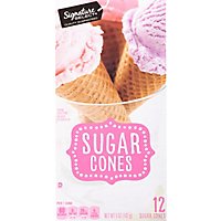 Signature SELECT Sugar Cones Sweet Crispy 12 Count - 5 Oz - Image 4