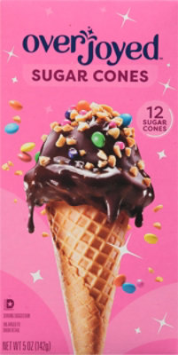 Overjoyed/Signature Select Sugar Cones Sweet Crispy 12 Count - 5 Oz - Image 6
