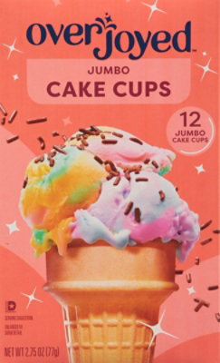 Overjoyed/Signature Select Cake Cups Lightly Sweetened Jumbo 12 Count - 2.75 Oz - Image 5
