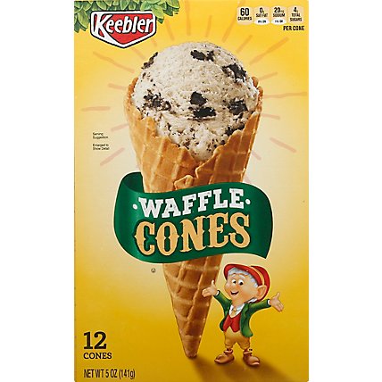 Keebler Ice Cream Cones Waffle 12 Count - 5 Oz - Image 6