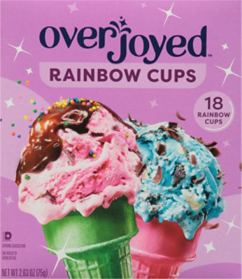 Overjoyed/Signature Select Cake Cups Lightly Sweetened Rainbow 18 Count - 2.63 Oz - Image 5