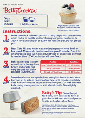 Betty Crocker Cake Mix Angel Food - 16 Oz - Image 6