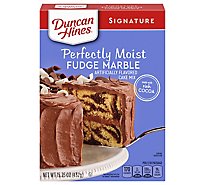 Duncan Hines Signature Cake Mix Fudge Marble - 16.5 Oz