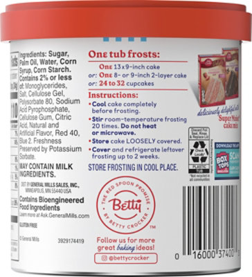 Betty Crocker Whipped Frosting Strawberry Mist - 12 Oz - Image 6