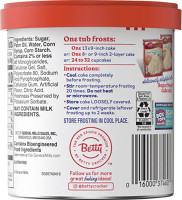 Betty Crocker Frosting Whipped Fluffy White - 12 Oz - Image 5