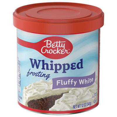 Betty Crocker Frosting Whipped Fluffy White - 12 Oz - Albertsons