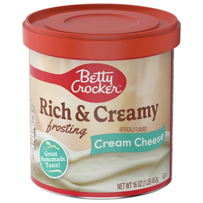 Betty Crocker Frosting Rich & Creamy Cream Cheese - 16 Oz