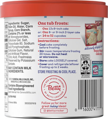 Betty Crocker Whipped Frosting Whipped Cream - 12 Oz - Image 6