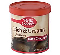 Betty Crocker Rich & Creamy Frosting Dark Chocolate - 16 Oz