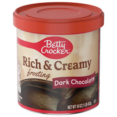 Betty Crocker Rich & Creamy Frosting Dark Chocolate - 16 Oz