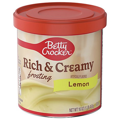 Betty Crocker Rich & Creamy Frosting Lemon - 16 Oz