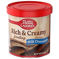 Betty Crocker Frosting Rich & Creamy Milk Chocolate - 16 Oz - Image 3