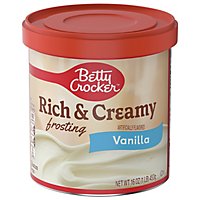 Betty Crocker Frosting Rich & Creamy Vanilla - 16 Oz - Image 2