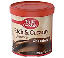 Betty Crocker Frosting Rich & Creamy Chocolate - 16 Oz