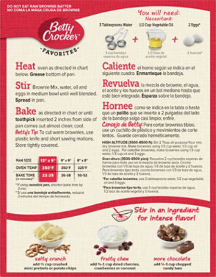 Betty Crocker Brownie Mix Favorites Fudges - 18.3 Oz - Image 6
