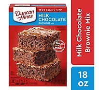 Duncan Hines Brownie Mix Milk Chocolate Brownies - 18 Oz