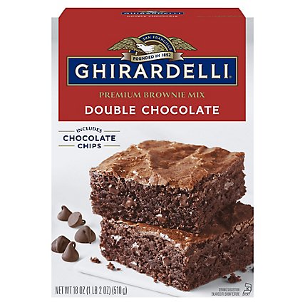 Ghirardelli Double Chocolate Premium Brownie Mix - 18 Oz - Image 3