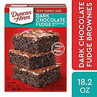 Duncan Hines Dark Chocolate Fudge Brownie Mix - 18.2 Oz - Image 2