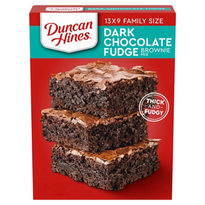 Duncan Hines Dark Chocolate Fudge Brownie Mix - 18.2 Oz - Image 1