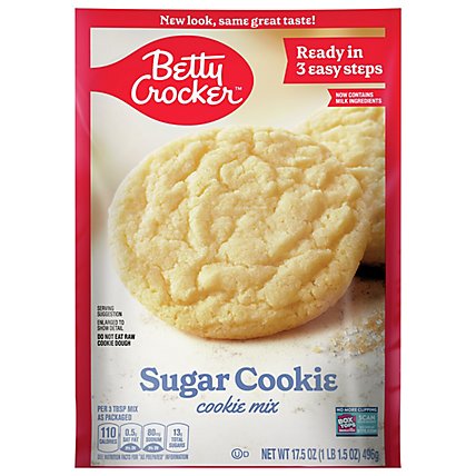 Betty Crocker Cookie Mix Sugar Cookie - 17.5 Oz - Image 2