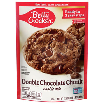 Betty Crocker Cookie Mix Double Chocolate Chunk - 17.5 Oz - Image 3