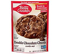 Betty Crocker Cookie Mix Double Chocolate Chunk - 17.5 Oz