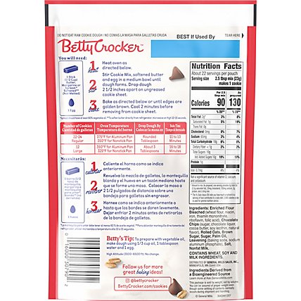 Betty Crocker Cookie Mix Oatmeal Chocolate Chip - 17.5 Oz - Image 6