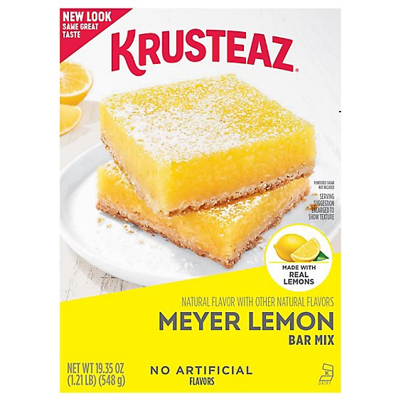 Krusteaz Meyer Lemon Bar Mix - 19.35 Oz
