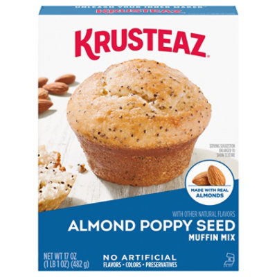 Krusteaz Almond Poppy Seed Muffin Mix - 17 Oz - Image 1