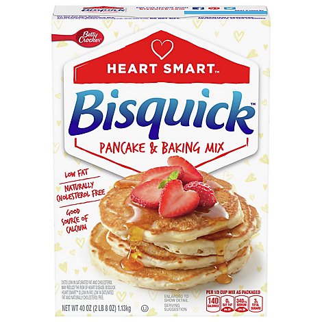 Bisquick Pancake & Baking Mix Heart Smart - 40 Oz