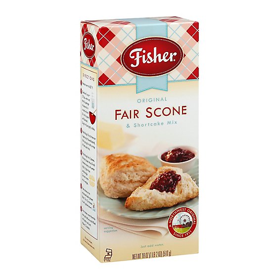 Fisher Fair Scone & Shortcake Mix Original - 18 Oz