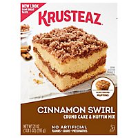 Krusteaz Cinnamon Swirl Crumb Cake & Muffin Mix - 21 Oz - Image 1