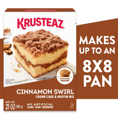 Krusteaz Cinnamon Swirl Crumb Cake & Muffin Mix - 21 Oz - Image 3