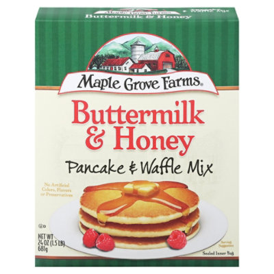 Maple Grove Farms Pancake Mix Buttermilk Honey - 24 Oz - Image 3