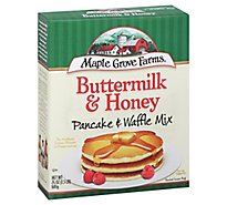 Maple Grove Farms Pancake Mix Buttermilk Honey - 24 Oz